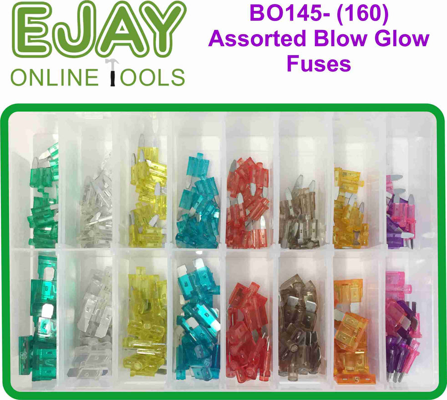 Assorted Blow Glow Fuses (160)