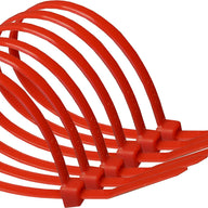 140mm x 3.6mm Red Cable Ties x 20