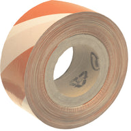 70mm x 500m Red And White Non Adhesive Barrier Tape